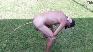 servenaked in peniscage outdoor got enema ready for gaysex