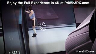 Geek gets in Futa 3-some at Prime3DX