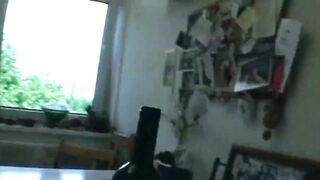 Golden-haired Amateur Deepthroats Knob Then Bottles Snatch