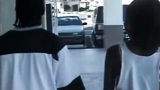 Black 3some twat fucking pussy licking big black knob sucking