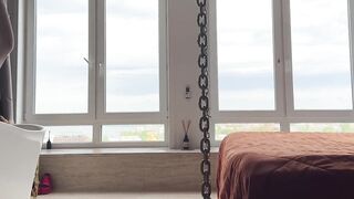 teasing cleaning lady home