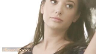 LOVELY SINNER - Lascivious Brunette Disguises Herself To Taste The Passion This honey Has Long Been Denied