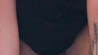 Riding the dildo