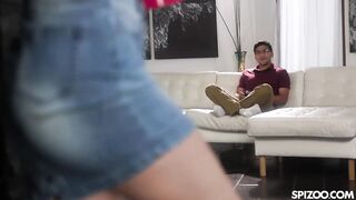 Brunette Cougar Screwed After Blowjob-job
