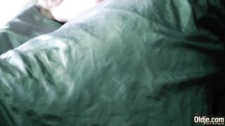 Outstanding teen amateur getting pussy screwed by grumpy older man