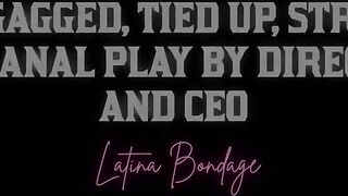 Ballgagged, Fastened up, Ding-schlong & Anal Play by Director & Ceo