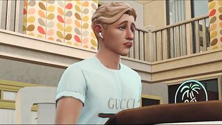 SIMS 4 - Straight Man Accidentally Fucks Gay Twink