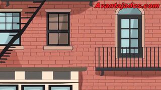 Gay Porn Cartoon Paying the Rent
