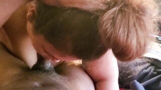 BBW Loves Sucking Rod