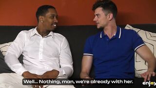 Interracial three-some: two Biggest Dongs Fuck Spanish Angel Valentina Lapiedra to Loud Orgasm