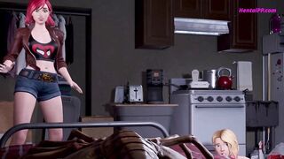Gwen Stacy's Detailed Attempt to Lure Mary Jane into the Grasps of the Invading Alien Ovipositor Machines.