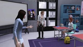 Small Asian Math Teacher Gets Penetrated By Big Jock During the time that Taking A Shower - sims 4 - 3D animation