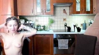 Young lesbian babes and their tender perversions, bare, smear their bazookas and bodies with oil