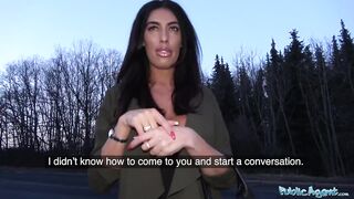 Public Agent Cheating big breasts Brit deepthroats thick cock