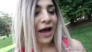Italian Teen YouTuber Films Naughty Hookup (Real Sex) - MADE IN ITALY