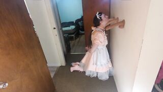 Sissy Katya's throat training