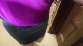 Pissing on bath floor desperate
