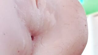 big jock squashed in a regular size banging-rubber