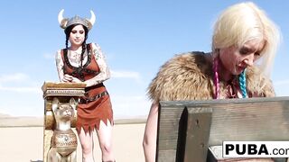 Big Tit Golden-haired Wench Leya Has a Different Way of Celebrating
