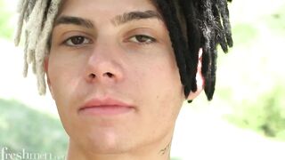 Twink with dreadlocks CUMMING