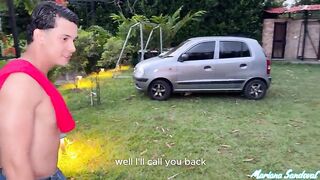 Latin hottie with massive tits gets fucked by a massive ramrod leaving her snatch dripping - Mariana Sandoval