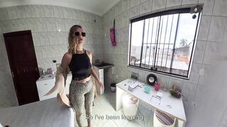The little blind went to the gynecologist and had orgasms in her anal opening.