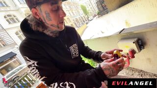 Inked Emo Strumpets Have Extreme Anal Gaping Foursome- EvilAngel