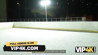 VIP4K. Funky Town started sucking his Rod in a Public Crap-abode
