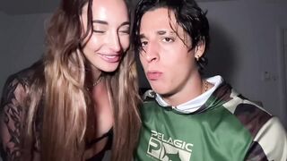 HARD BANG, squirt and DEEPTHROAT with petite pornstar Sara Diamante!