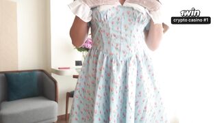 American Dream Wife Oiled Lingerie Ride — Vehement Creampie POV