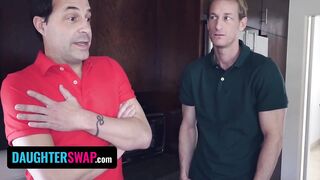 Daughter Swap - Newly Divorced Stud Gets To Fuck His Almost all precious Friend's Daughter Hard During Vacation