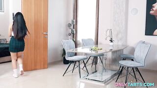 Hot Asian Stepdaughter Gets Creampie From Lucky Stepdad