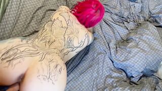 Inkedslut needs it rough! Fill me up daddy!