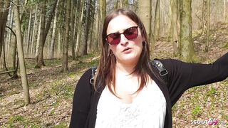 German BBW College Teen Holly Talk to Public Bang after Uni