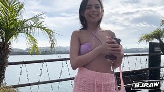 BJRAW Painting Aria Valencia's marvelous face with cum