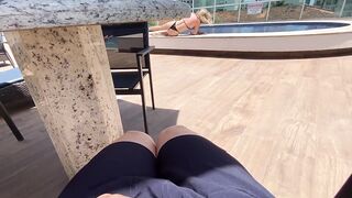 MILF Helps Me Cum at the Pool