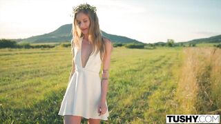 TUSHY Charming model has an insatiable longing for anal-copulation