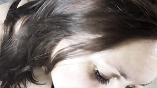 , mushroom head throbs fast-cum spilled in ecstatic under wild weenie slapping