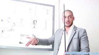 Facialized screwed into booty schoolgirl who squirts