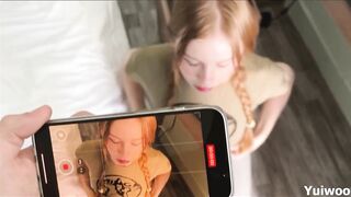 I made my Friend's Girlfriend suck to keep her secret
