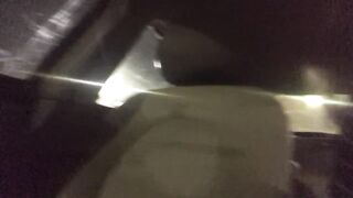 I RUBBED MY JUICY SCREWING VAGINA IN A BUSY PARKING LOT