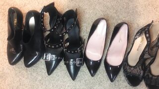 Some of my favorite heels that she wears for me....