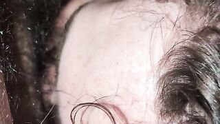 Ftm gets tdick edged by pliant baby hotty squirt dripping off face