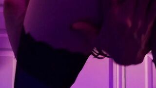 Little Sissy Boy Teases YOU and Cum While Riding a Dildo (Mobile)