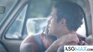 ASGMAX - Tatted Jayden Marcos Gives Andrew Delta A Huge Bareback Breeding