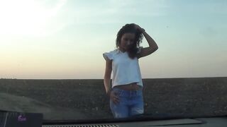 Breasts on Windshield by Ingrid