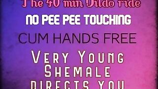 The 40 Min Sex toy Ride Directed by a Young T-angel