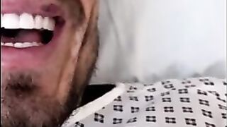 I fuck a stranger in the public hospital: deepthroat, fuck hard and creampie