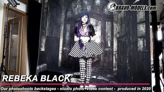 386-Backstage photoshoot Rebeka Black - Adult