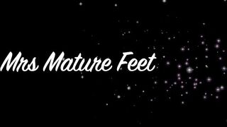 Mrs Mature Feet Every Day Raiment Strip 469